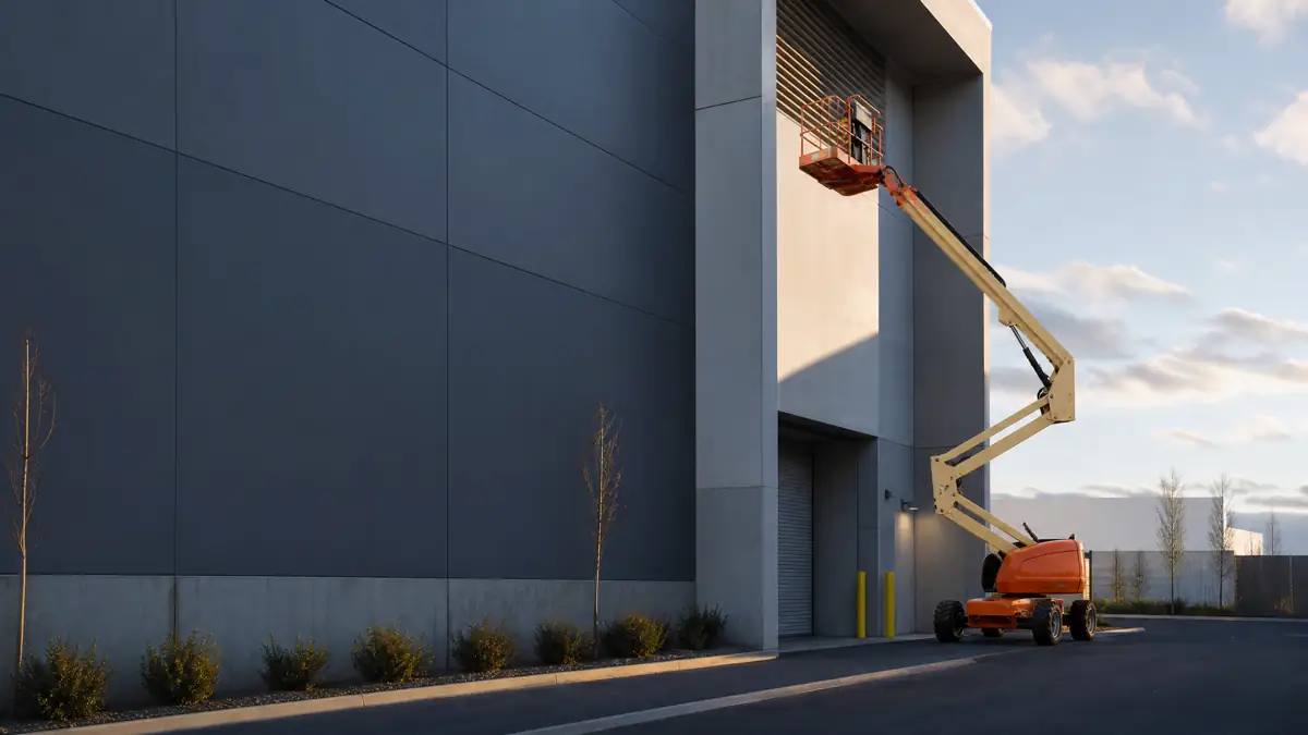 Articulating Boom Lifts jobsite access in Pittsburgh